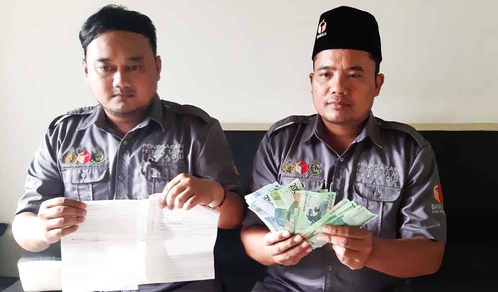 Barang bukti money politic di Ponorogo