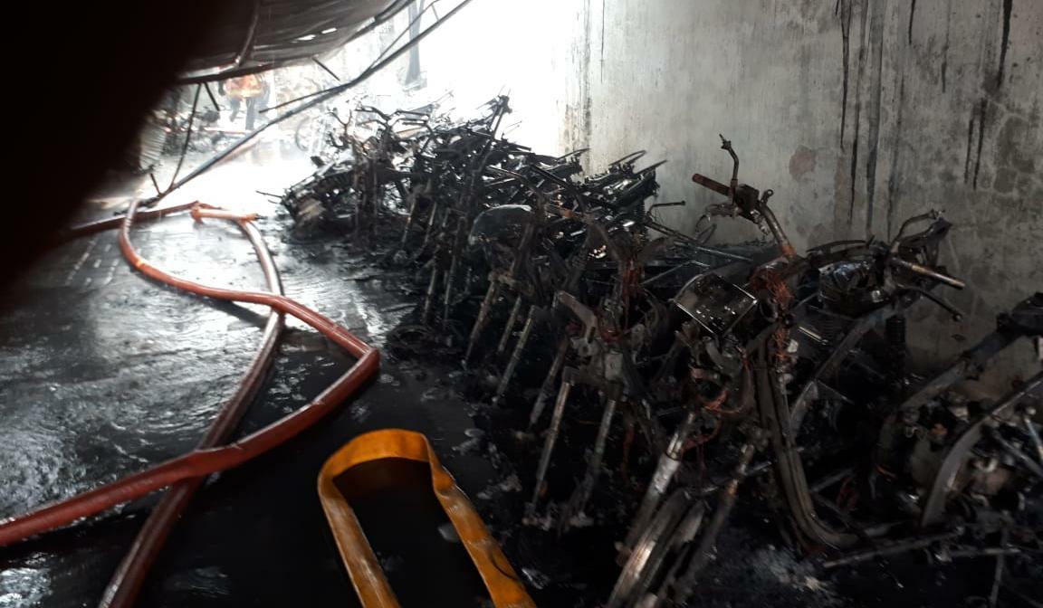 Belum Satupun Pemilik 55 Motor yang Terbakar Lapor Polisi