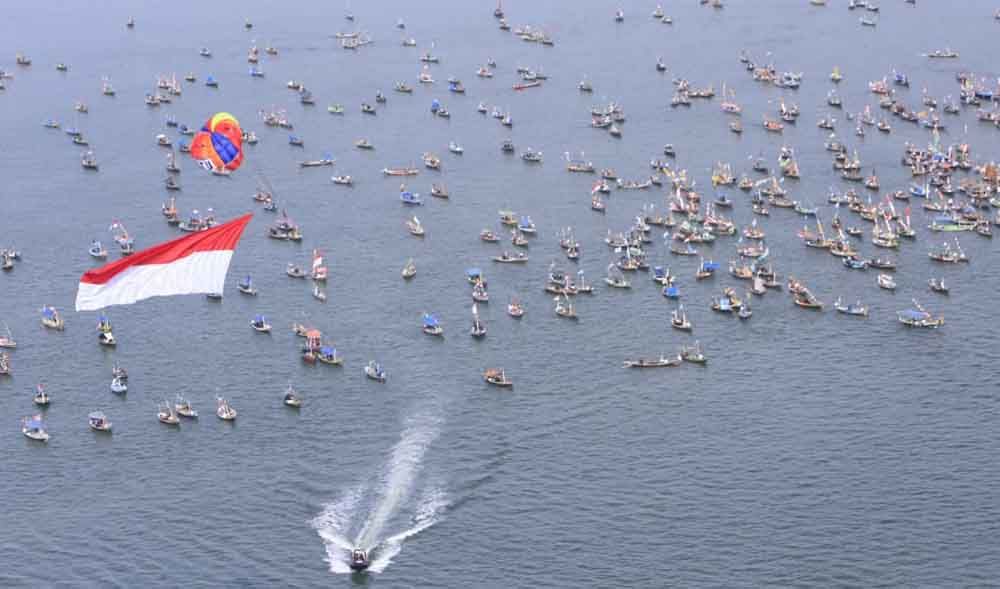 Pemecahan rekor MURI dalam acara Millenial Road Safety Festival