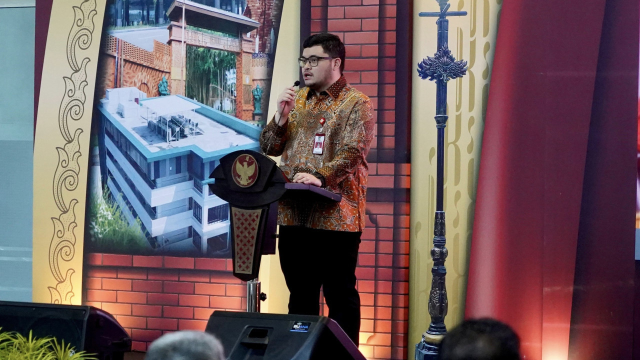 Mas Dhito saat membuka Musrenbang RKPD di Convention Hall Simpang Lima Gumul (SLG). (Foto: Pemkab Kediri/jatimnow.com)
