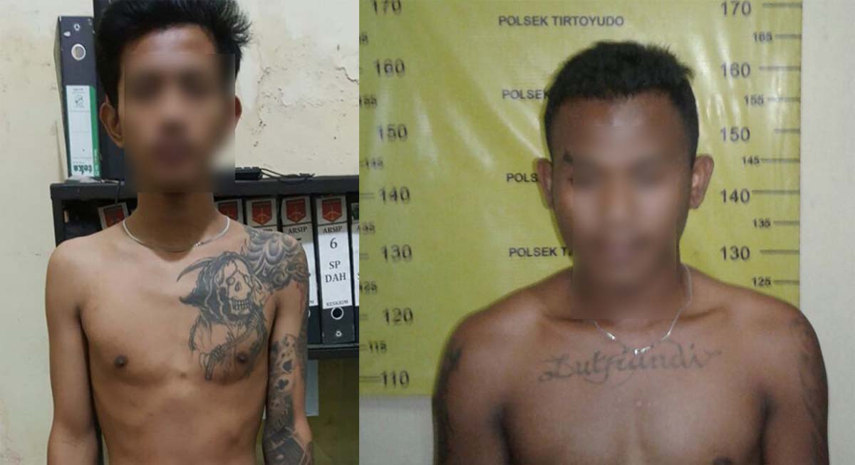 Kedua tersangka diamankan