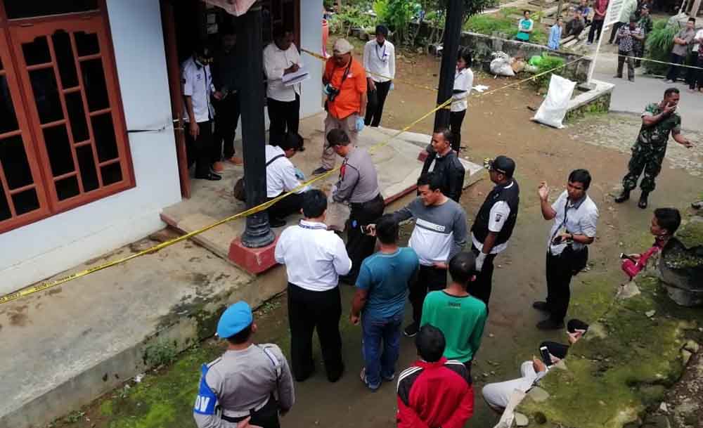 Olah TKP oleh polisi