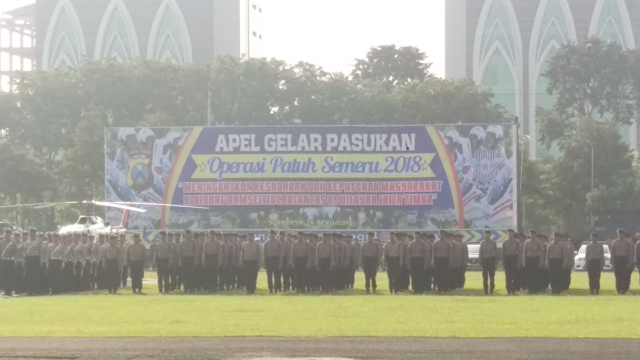 Gelar Operasi Patuh Semeru 2018, Polda Jatim Terjunkan 2.591 Personil