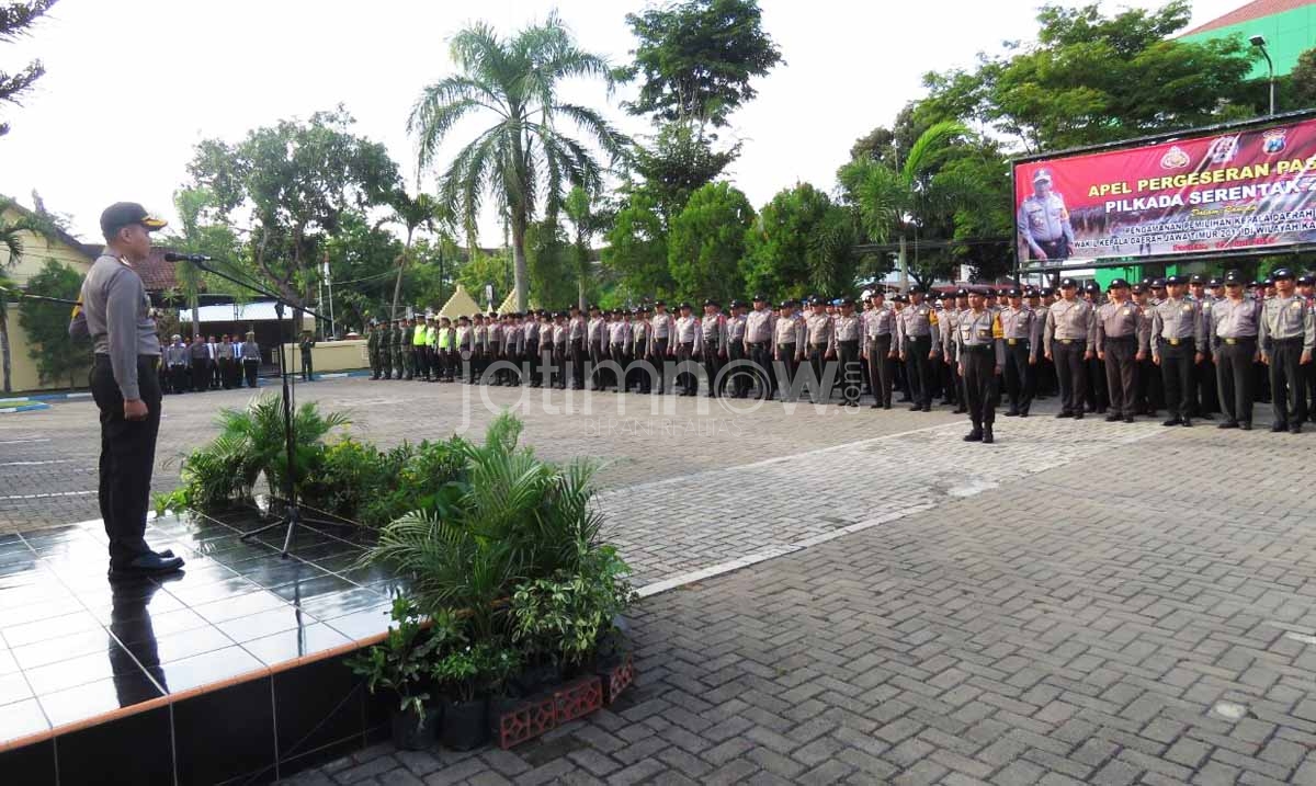 Apel pengamanan Pilgub Jatim 2018 di Pacitan