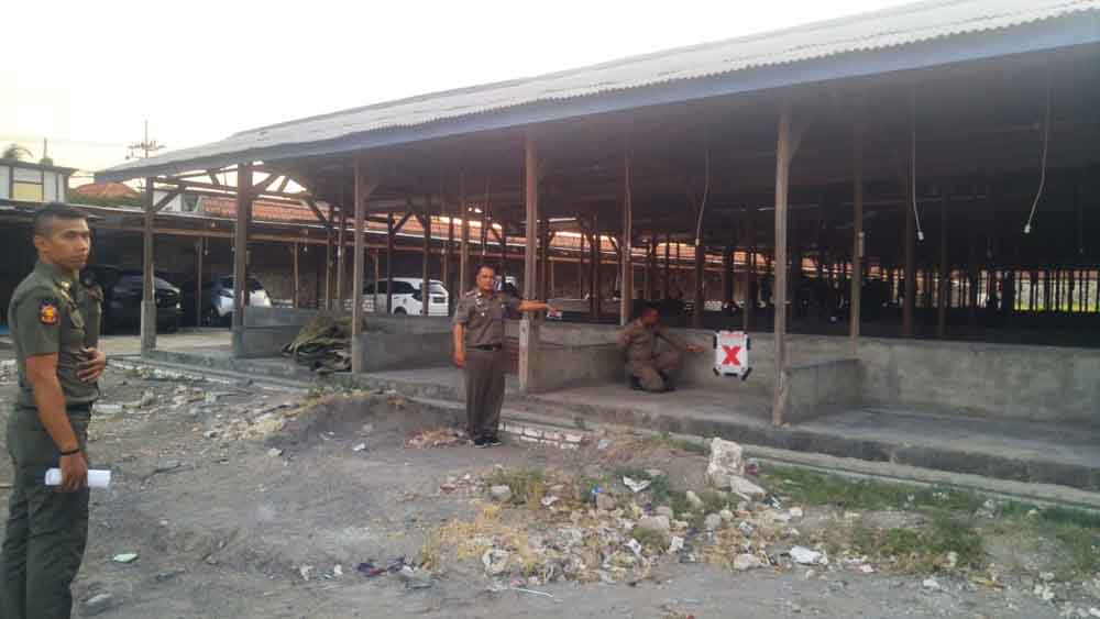 Ini Pernyataan Pengelola Bangunan Pasar di Koblen Usai Disetop Satpol