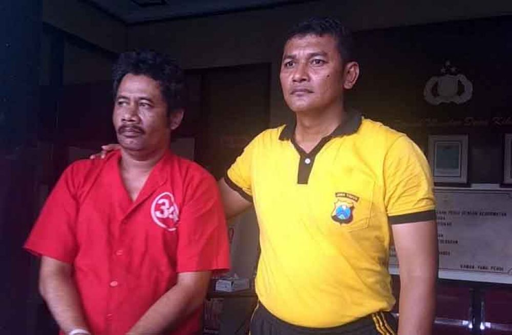 Moh Maksum ditangkap Unit Jatanras Polrestabes Surabaya