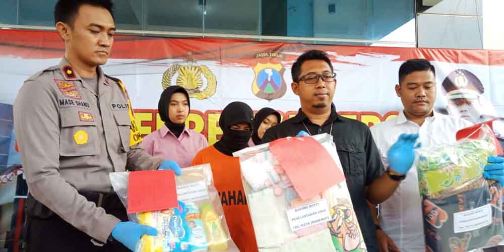 Ibu di Kediri ini Tega Buang Bayi yang Terlahir Cacat