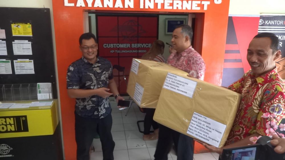 Pemkab Kirim Ribuan Masker ke Pekerja Migran Tulungagung di Hongkong