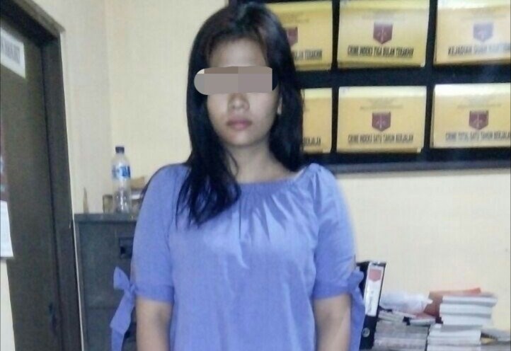 Gadis yang mencuri uang dan emas ditangkap polisi