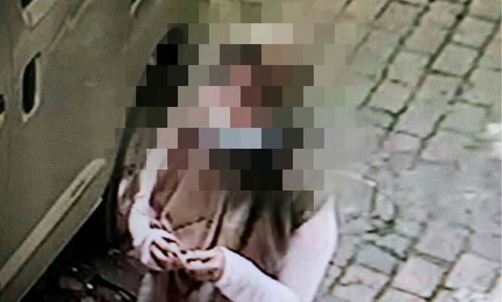 Screenshoot rekaman CCTV terduga pelaku pencurian 