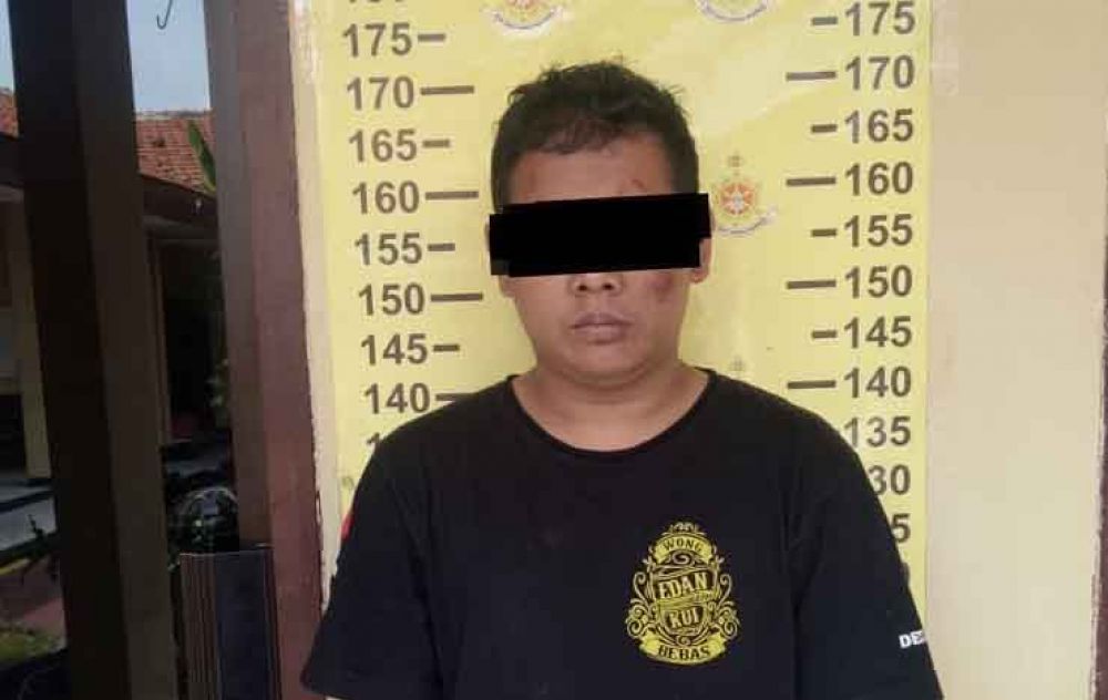 Tersangka Dedi ditangkap Polsek Wonocolo