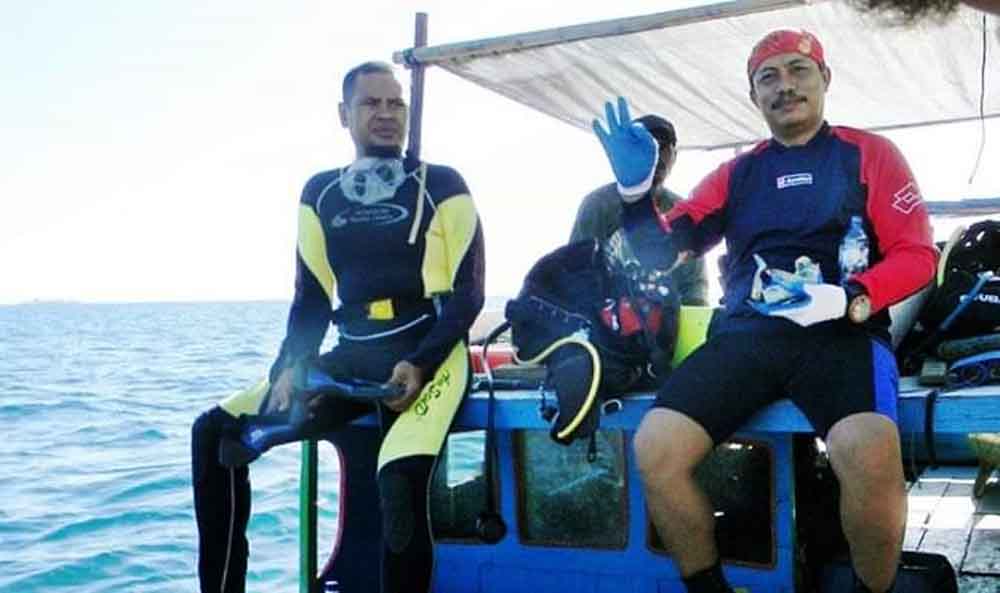 Syachrul Anto Memakai Alat Selam Pinjaman Saat Evakuasi Lion Air 