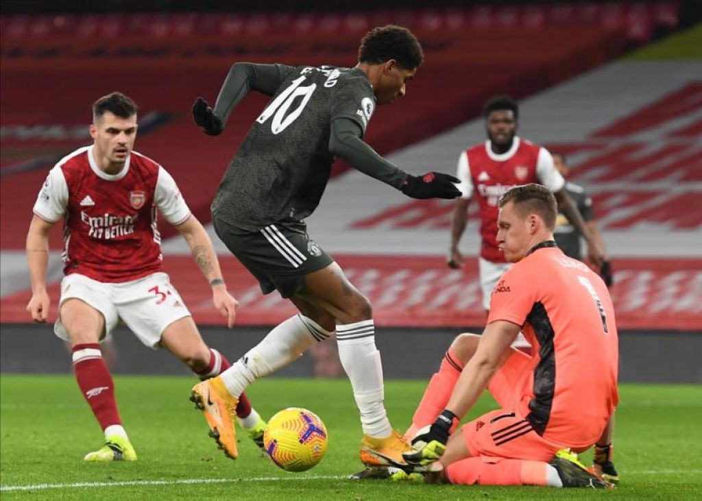 Laga Arsenal Vs Manchester United Berakhir Imbang