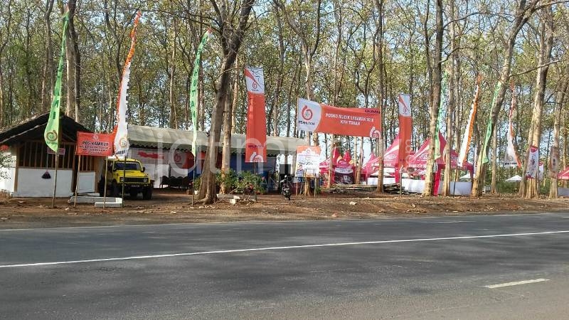 Salah satu posko mudik lebaran yang dibangun oleh Perhutani Jatim/istimewa