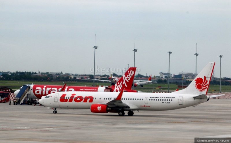 Ilustrasi pesawat Lion Air