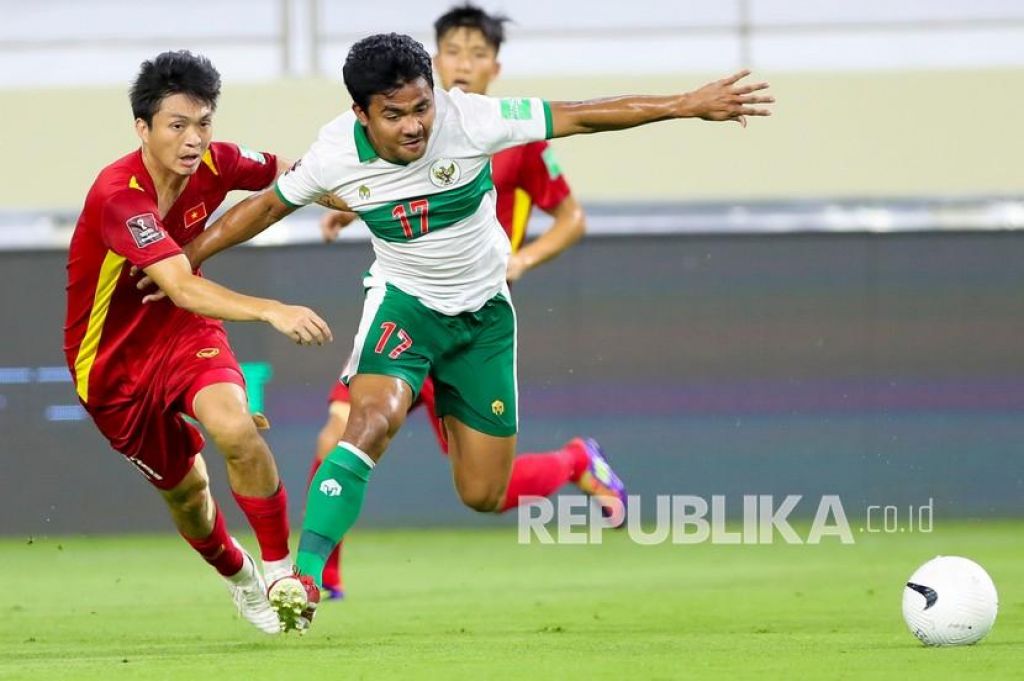 Dokumentasi Timnas Indonesia Asnawi saat melawan Timnas Vietnam (Foto: Antara/Humas PSSI/Republika)