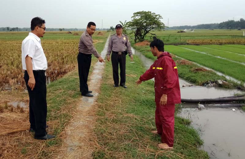 Lokasi Gatot tersambar petir