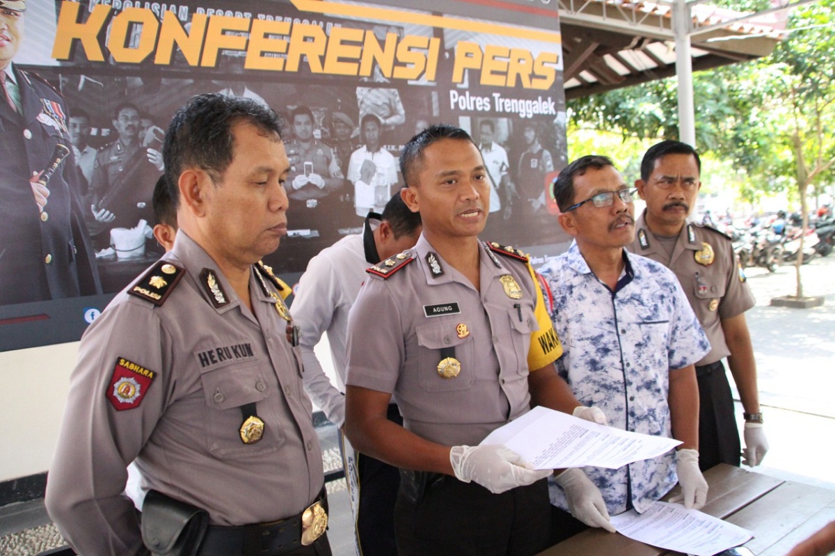 Gara-gara Edarkan Pil Koplo, 4 Pelajar Ditangkap Polres Trenggalek