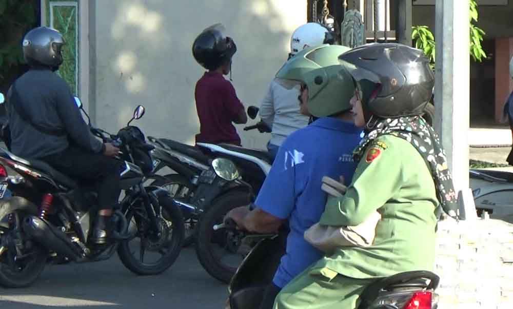 ASN di Ponorogo yang terlambat apel pagi