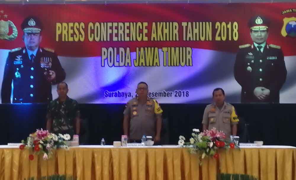 Pelaksanaan Anev di Mapolda Jatim