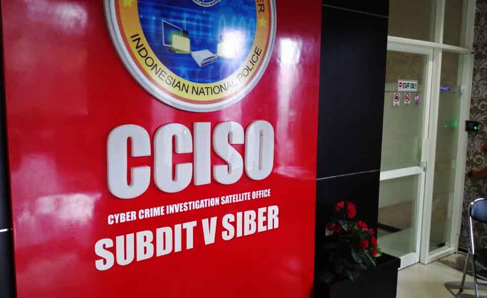 Ruang Subdit V Siber Ditreskrimsus Polda Jatim