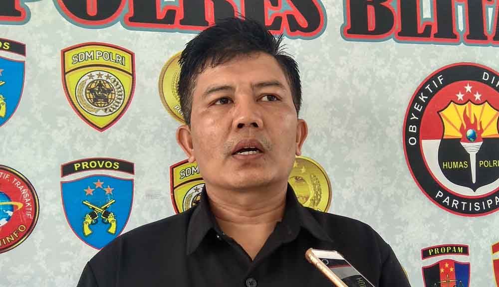 Kasubag Humas Polres Blitar Iptu Muhammad Burhanudin