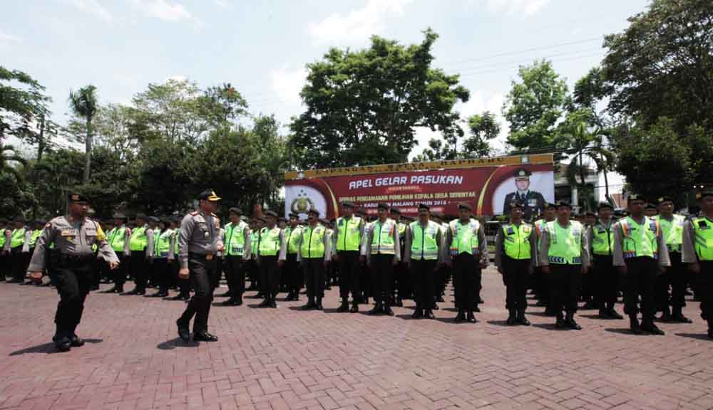 Polisi Siapkan 926 Personel untuk Pengamanan Pilkades di Malang