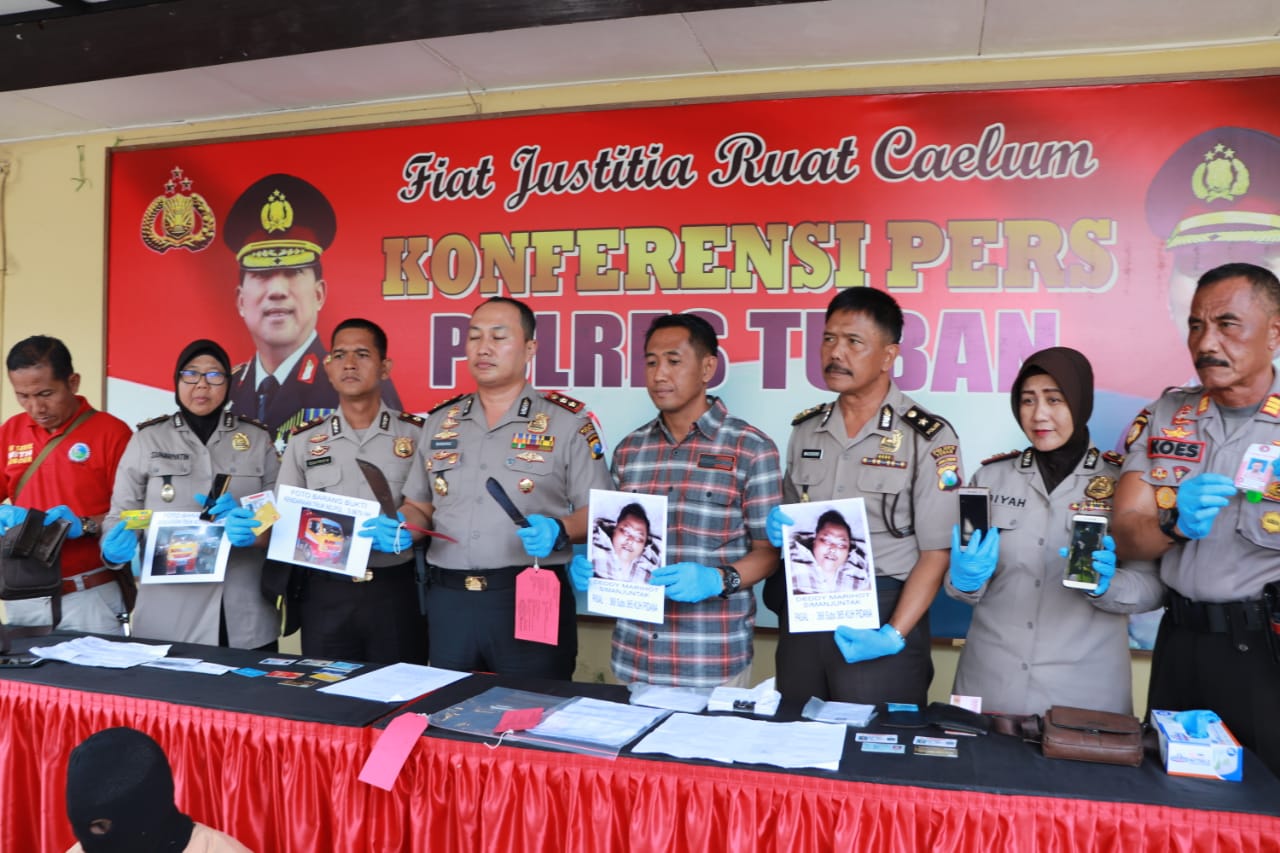 Jumpa pers penembakan dan penangkapan komplotan begal/Foto: istimewa