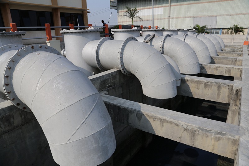 Salah satu pompa air di Surabaya