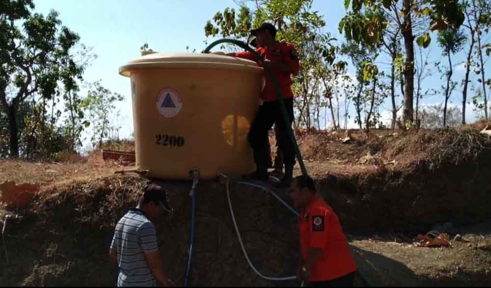 Air Bersih Disalurkan untuk Atasi Kekeringan 3 Desa di Ponorogo
