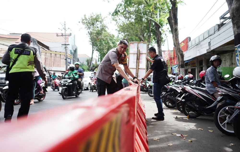 Persiapan pengaturan arus lalu lintas di Probolinggo