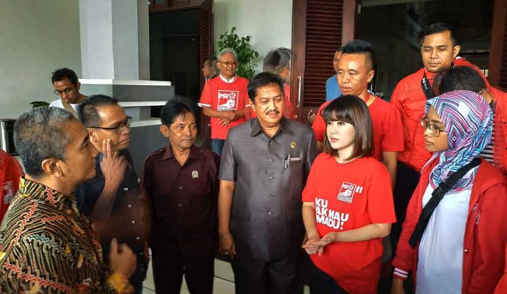 Ketua PSI Grace Natalie saat DPRD Kota Malang