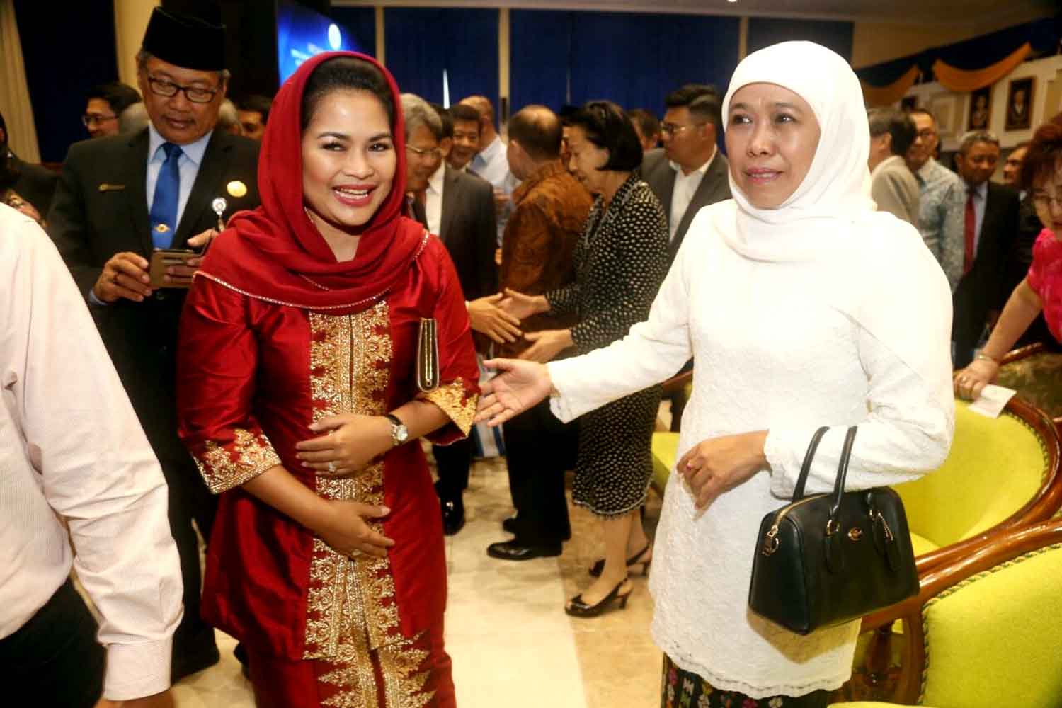 Cawagub Puti Guntur Sukarno Putra bertemu dengan Cagub Khofifah