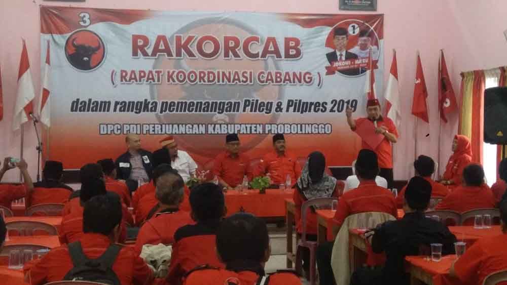 Rakorcab PDI Perjuangan Kabupaten Probolinggo
