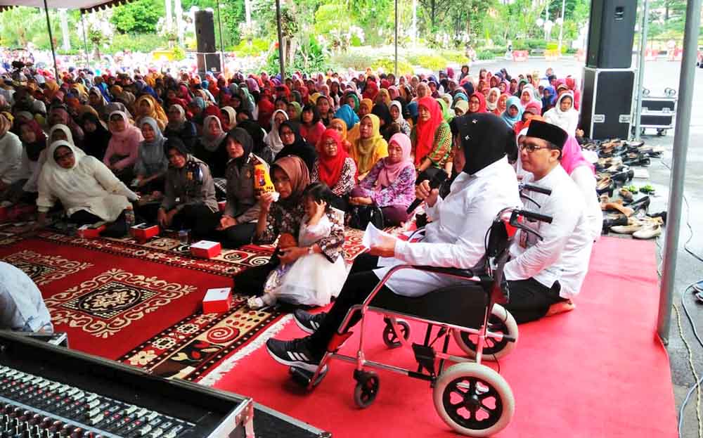 Doa Lintas Agama di Surabaya, Risma Minta Keselamatan Warga