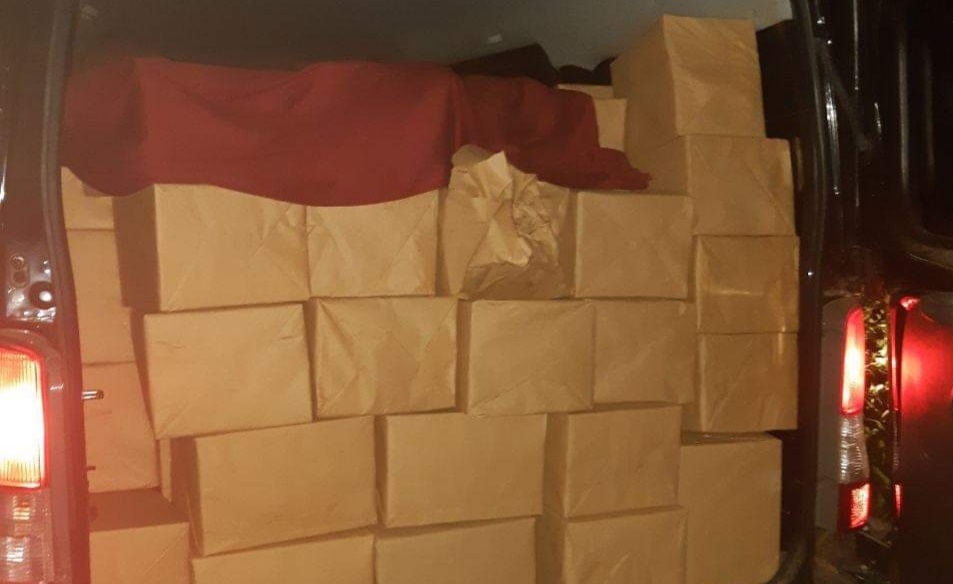 Rokok-rokok ilegal yang disita Bea Cukai Malang