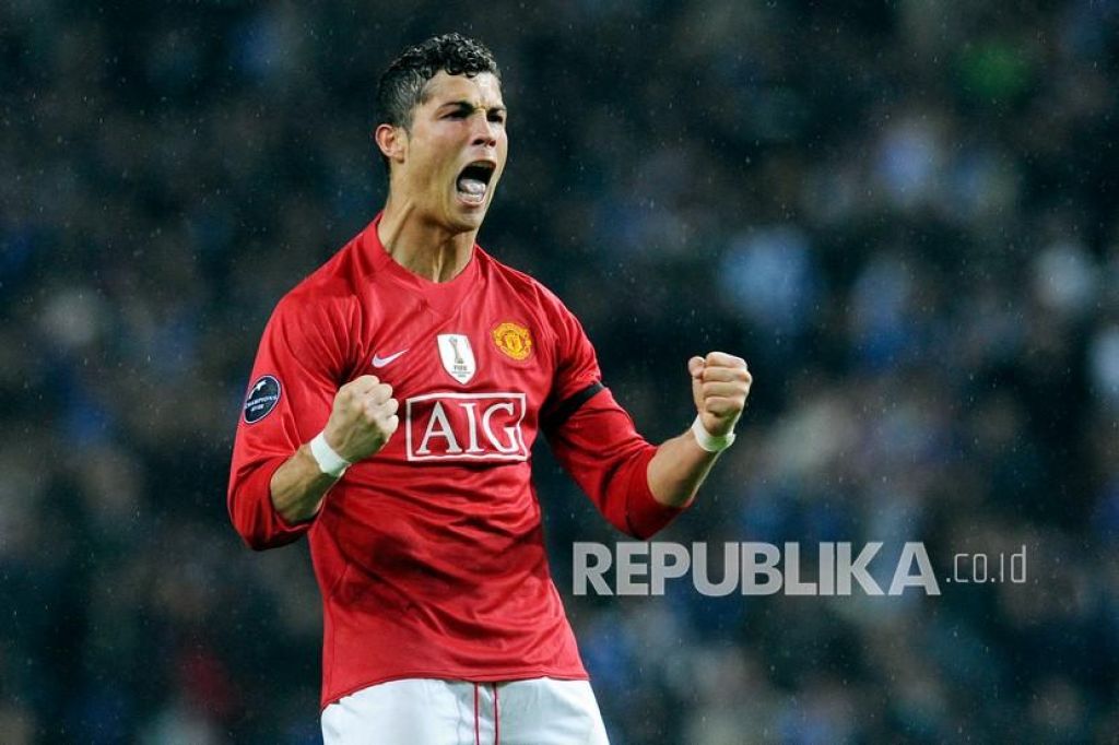 Cristiano Ronaldo yang kembali ke Manchester United. Foto: AP/Paulo Duarte, File via Republika.