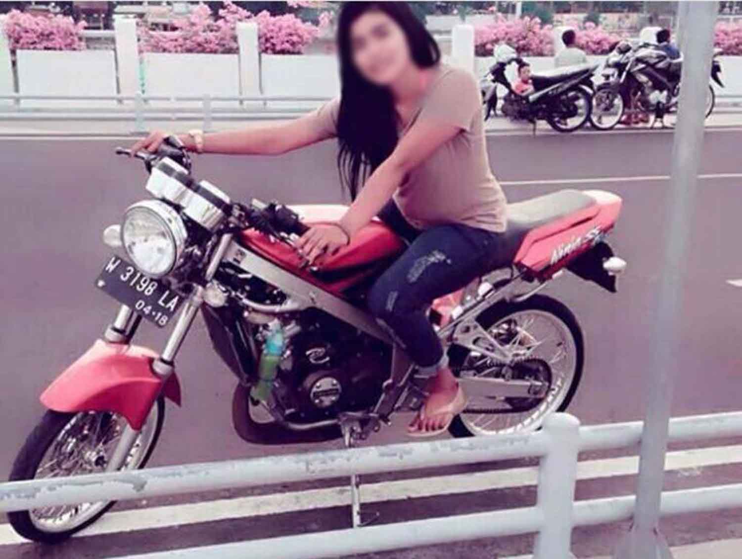 Shintya sebelum ditangkap polisi. 