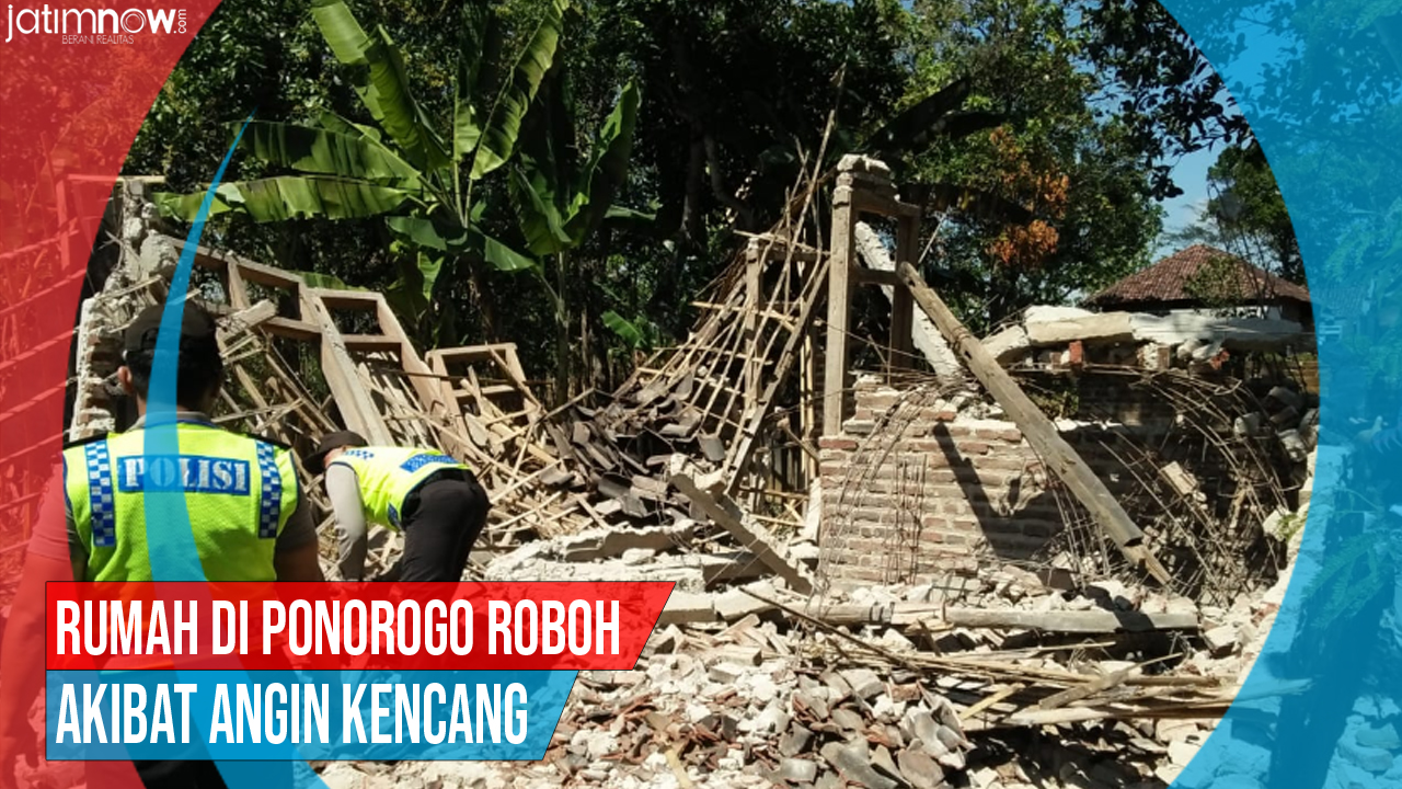 Video: Rumah di Ponorogo Roboh Akibat Angin Kencang