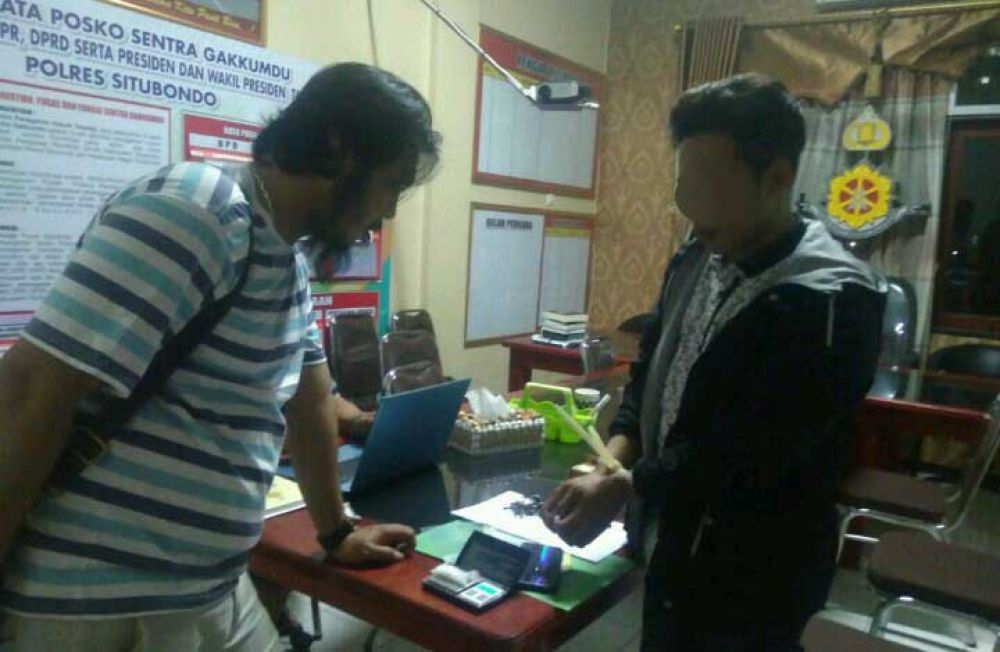 SN kurir sabu diamankan Polres Situbondo