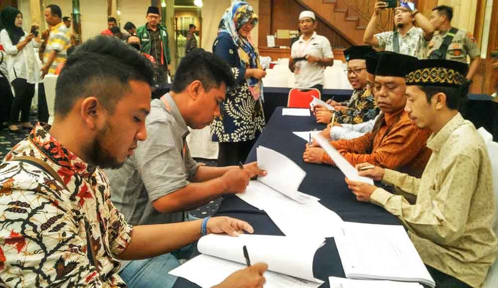 Proses penandatanganan DB1-PPWP di Pasuruan.