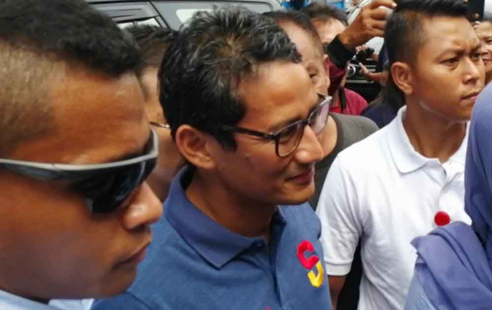 Sandiaga Uno jenguk Ahmad Dhani