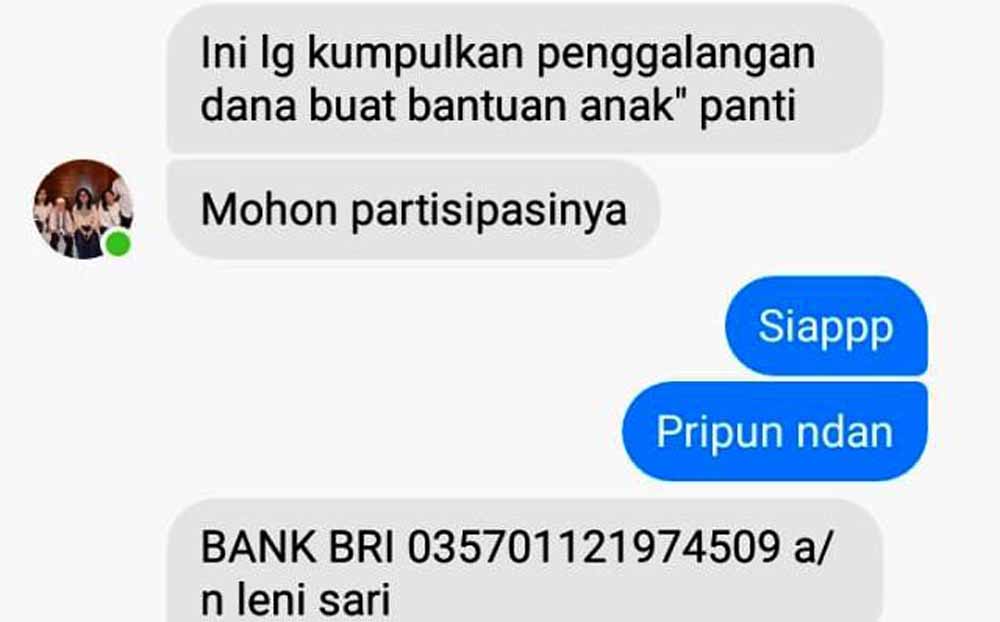 pelaku minta sumbangan mengatasnamakan Kasatpol PP Surabaya