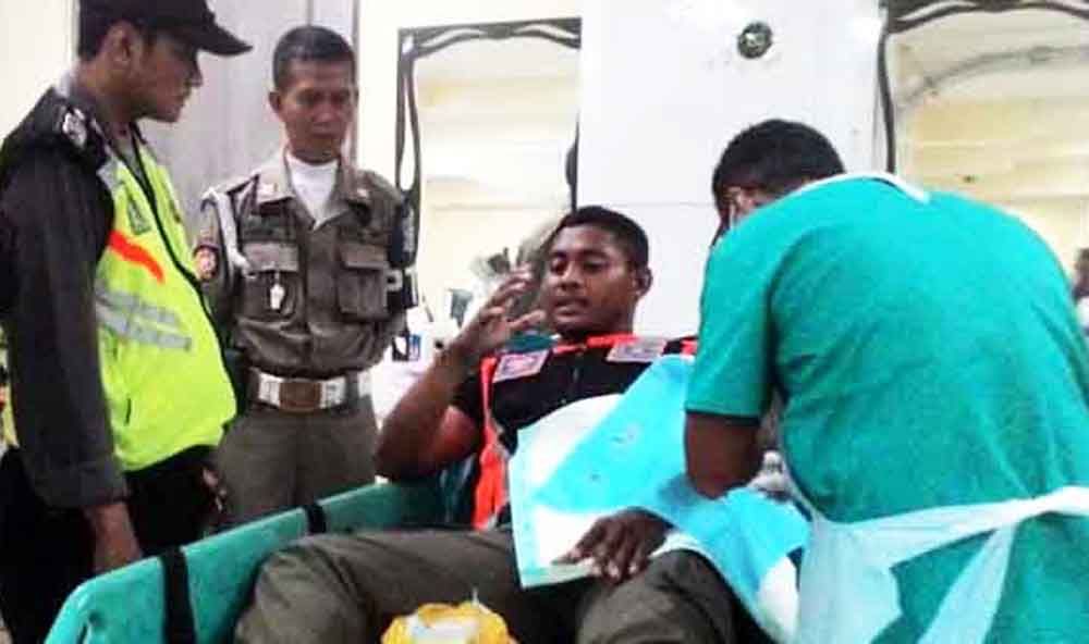 Satpol Korban Pembacokan di Pasar Keputran Mendapat 7 Jahitan