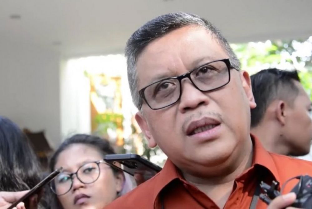 Sekjen Partai Demokrasi Indonesia Perjuangan (PDIP), Hasto Kristiyanto. Foto: Republika TV/Muhamad Rifani Wibisono
