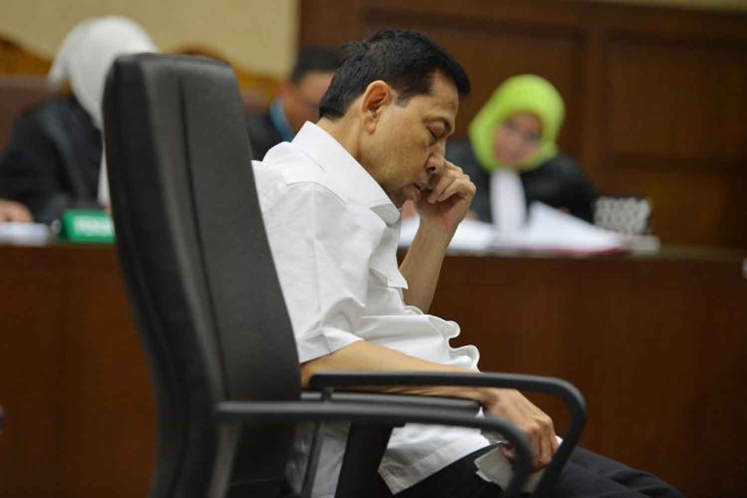 Setnov saat sidang/net