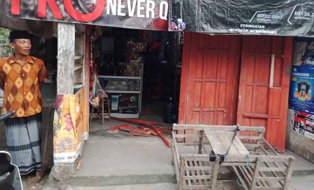 kondisi motor dan rumah yang rusak