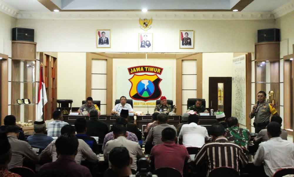 Pertemuan antara forkopimda dan perwakilan perguruan silat

