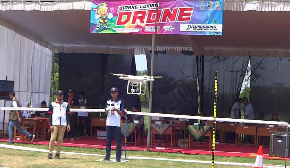 Lomba drone di Tulungagung