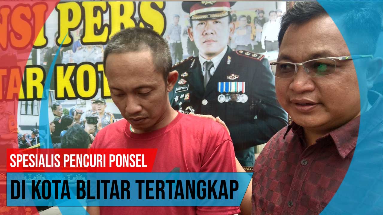 Video: Spesialis Pencuri Ponsel di Kota Blitar Tertangkap